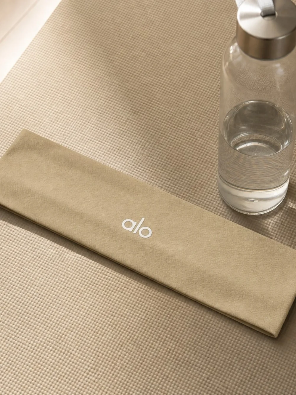 ALO Yoga Beige Wide Stretch Headband